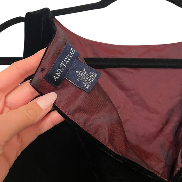 Vintage Ann Taylor Velvet Silk Blend Tank Top - Picture 2 of 4